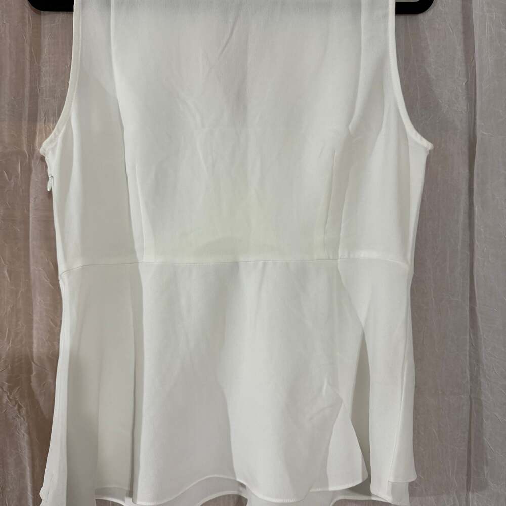 Soft Surroundings Enka Tank Blouse White - Picture 4 of 7